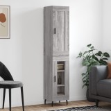 VidaXL Dulap &icirc;nalt, gri sonoma, 34,5x34x180 cm, lemn prelucrat