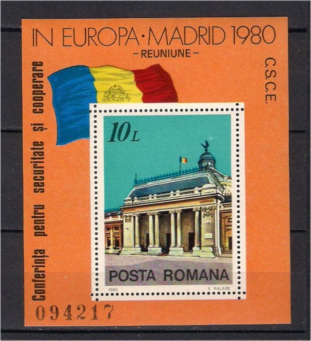 1980 - Conf. pt securitate si cooperare, colita neuzata