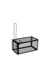Capcană pentru șoareci, metalică, neagră, 23x11x11cm