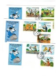 1986 - Desene animate Walt Disney (II), serie plicuri prima zi