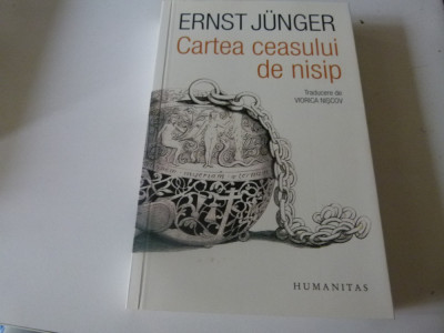 Cartea ceasului de nisip - Ernst Junger foto