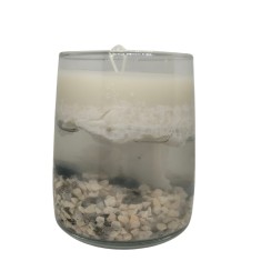 Lumanare Parfumata in Apa , Ceara de Cocos, Handmade
