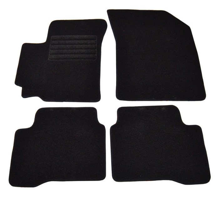 Covorase mocheta Suzuki Swift 2010-2017 Negre, set de 4 bucati