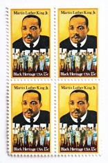 4 timbre Statele Unite bloc de 4 val. MNH 1979 Dr. MARTIN LUTHER KING_Scott 1771