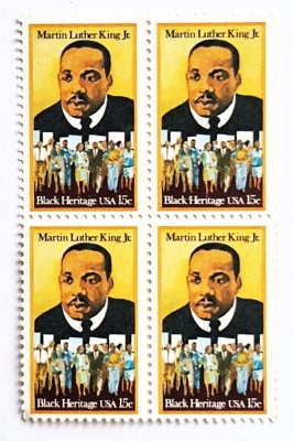 4 timbre Statele Unite bloc de 4 val. MNH 1979 Dr. MARTIN LUTHER KING_Scott 1771 foto
