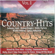 CD Country~Hits ~ Vol. 1: Kenny Rogers, Roger Miller, Johnny Cash
