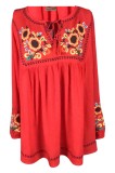 Bluza tip ie dama B23, rosu , marimea L