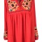 Bluza tip ie dama B23, rosu , marimea XL
