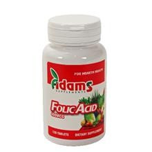 Acid Folic 400mcg Adams Vision 120cpr Cod: adam00293 foto