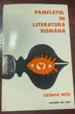 George Nitu - Pamfletul &icirc;n literatura rom&acirc;nă