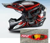 Cumpara ieftin Casca Moto ATV Cross Enduro Downhill OEM cu Ochelari 100%, Policarbonat ABS, Marimi S-L