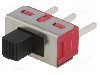 Intrerupator glisant, 2 pozitii, SPDT, ON-ON, CANAL ELECTRONIC - SL19-121