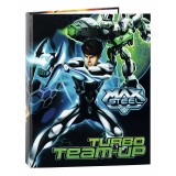 Caiet mecanic A4 cu 4 inele din carton colectia Max Steel