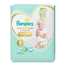 Scutece-chilotel Premium Care Nr.5 12-17 Kg, 20 bucati, Pampers