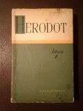 Herodot - Istorii (vol. II) (1964) (cu sublinieri, vezi descriere)