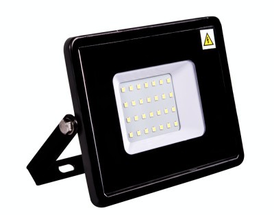 Proiector LED SMD Slim 10W CW Negru foto