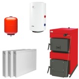 Pachet Centrala pe combustibil solid Burnit NWB 35Kw