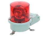 Semnalizator Lumină Rotativă Roșie 24VDC IP66