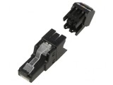 Mufă RJ45 Cat 6a 8p8c 26AWG&divide;22AWG