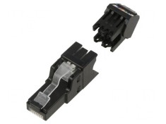Mufă RJ45 Cat 6a 8p8c 26AWG&divide;22AWG