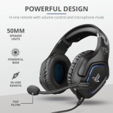 CASTI Trust GXT 488 Forze-G PS4/5 Gaming Headset PlayStation&Acirc;&reg; official licensed product - black &quot;23530&quot; (timbru verde 0.8 lei)