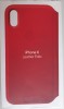 Husa de protectie, Folio pentru Apple iPhone X, Piele, MQRV2FE/A, Red, Oem