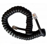 Cablu Telefonic Spiralat Culoare Negru 2.1 m