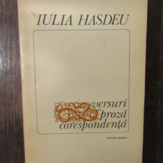 Versuri Proză Corespondență - Iulia Hasdeu