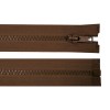 Fermoar plastic detasabil Crisalida, lungime 65 cm, Maro ciocolatiu