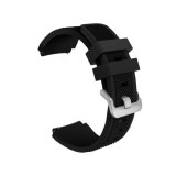 Curea silicon, compatibila Huawei Watch GT 7 46mm, telescoape Quick Release, 22mm, Negru