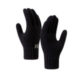 Manusi de barbat, flippy, model h, functie touchscreen (ecran tactil), material acril tricotat, manseta elastica, interior catifelat, marime universal