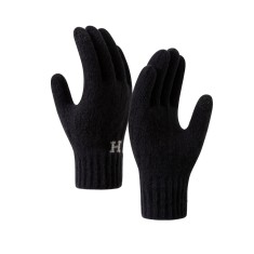 Manusi de Barbat, Flippy, Model H, Functie Touchscreen (ecran tactil), Material Acril Tricotat, Manseta Elastica, Interior Catifelat, Marime Universal foto