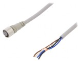 Cablu Conectare M12 4 Pin 5m PVC XS5F-D421-G80-F