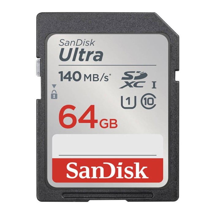 Card memorie SANDISK ULTRA SDXC 64GB 140MB/s UHS-I Class 10 (SDSDUNB-064G-GN6IN)