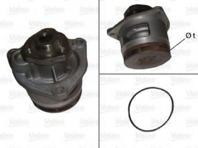 Pompa apa OPEL ASTRA G Limuzina (F69) (1998 - 2009) VALEO 506657 foto