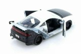 Macheta 1995 Mitsubishi Eclipse, white/black/silver Jada 1/36