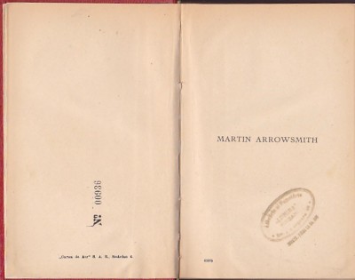 SINCLAIR LEWIS - MARTIN ARROWSMITH ( 2 VOL ) (INTERBELICA) (RELEGATA COPERTATA) foto