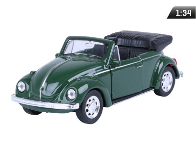 Model 1:34, Vw Beetle Convertible, Verde A880VWBCZ foto