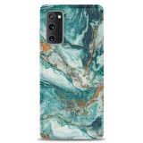 Husa TPU OEM Gilt Marble pentru Samsung Galaxy S20 FE G780, Verde