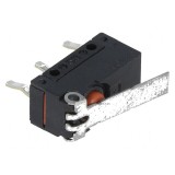 Micro&icirc;ntrerupător SNAP ACTION 2A 125VAC 30VDC cu manetă