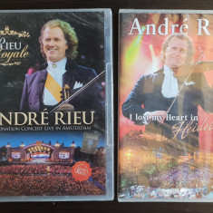 2 X DVD ANDRE RIEU: Concert in Heidelberg / Coronation Concert Amsterdam (țiplă)