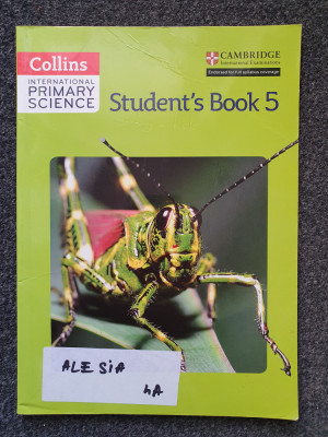 COLLINS INTERNATIONAL PRIMARY SCIENCE STUDENT&amp;#039;S BOOK 5 foto