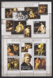 Sao Tome si Principe 2004 - Picturi de Rembrandt, Colita + Bloc, MNH