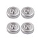 Set 4x Lampa universala autoadeziva cu 3 LED-uri, utilizare baterii de tip AAA - Argintiu