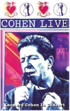 Casetă audio Leonard Cohen &lrm;&ndash; Cohen Live (Leonard Cohen In Concert), originală, Folk