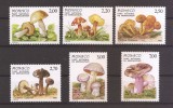 Monaco 1988 - Ciuperci &icirc;n Parcul Național Mercantour, MNH