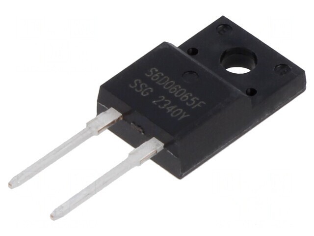 Diodă Redresoare Schottky SiC 650V 6A 88W ITO220AC