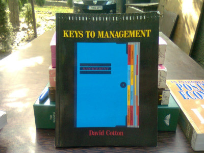 Keys to management - David Cotton (chei catre conducere) foto