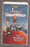 Casete video VHS - Disney - James and the giant Peach - Limba Engleza, Caseta video, Altele