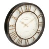 Ceas Decorativ Perete 40cm Maro/Alb Time to Scratch Sticla/Plastic